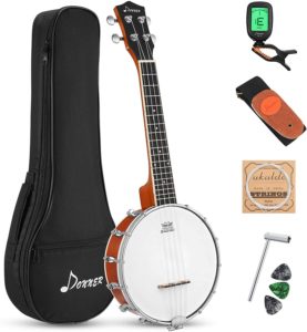 Donner’s 4 string banjo kit for beginners
