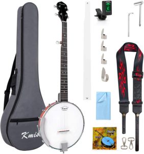 Kmise's 5 string banjo kit for professionals- Best professional banjo strings