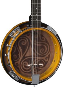 Luna 6-String Celtic Banjo, Tobacco Burst
 