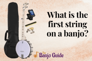 What is the first string on a banjo?